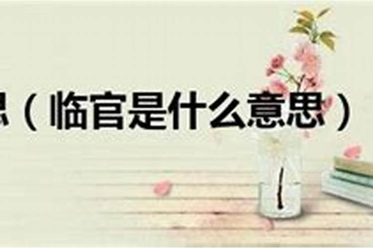 八字临官是什么意思