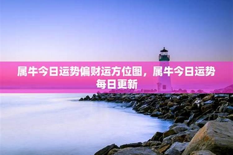 属牛明日运势财运,属牛今日运势偏财运