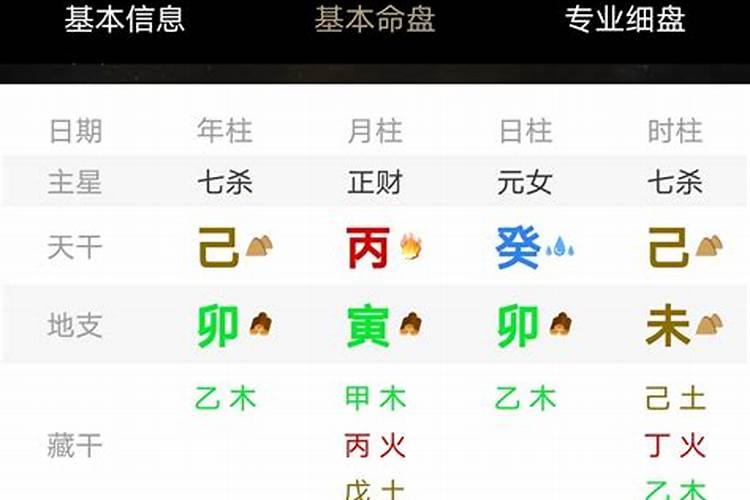 八字中七杀命运走势分析