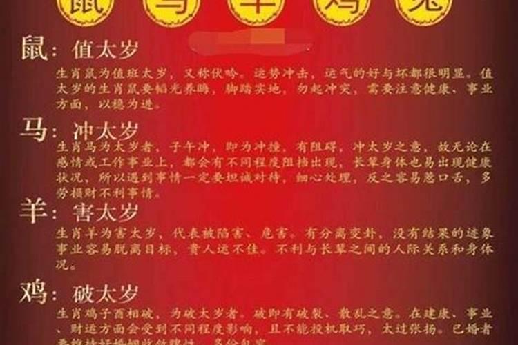 2025什么属相犯太岁表