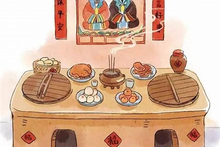 小年灶台放几块糖