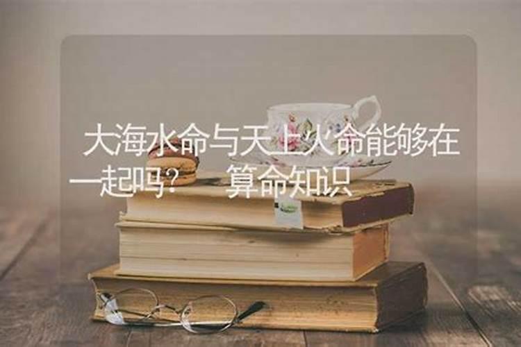 大海水命和炉中火命的人合婚吗？