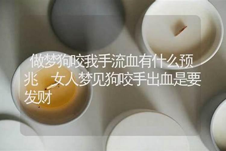 梦见狗身上有血的预兆