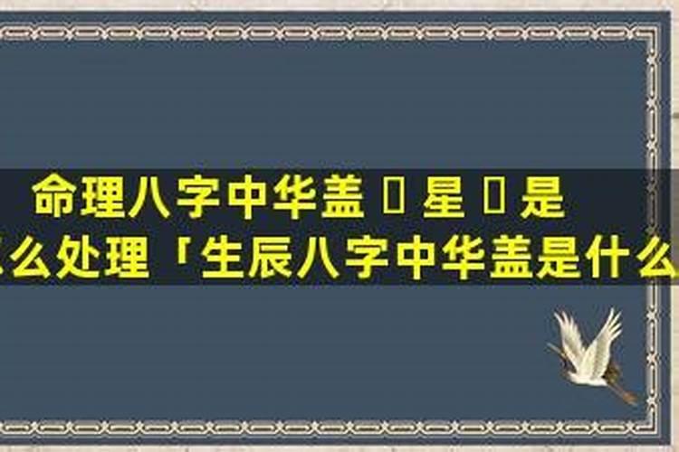 ...乙亥 戊寅 庚辰 庚辰,命中有华盖星吗？有的话代表什么意思？多谢...