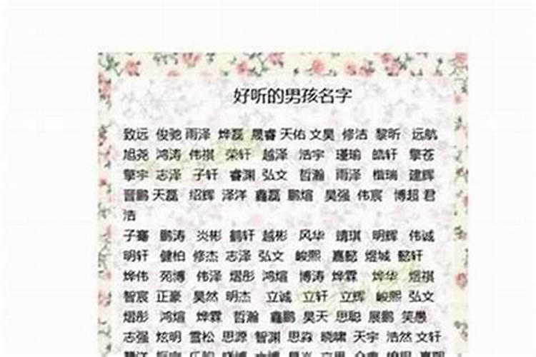 文字取名寓意及含义