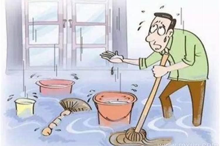 梦见楼片装修往我家漏水的预兆