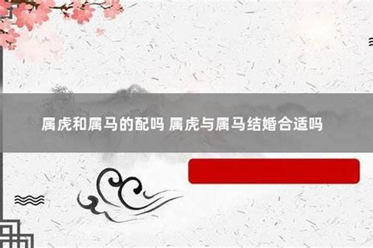 属虎男与属马女在一起合适吗 婚姻状况？
