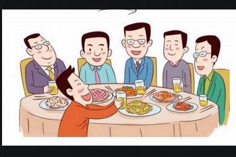 梦见朋友在我家吃饭的预兆