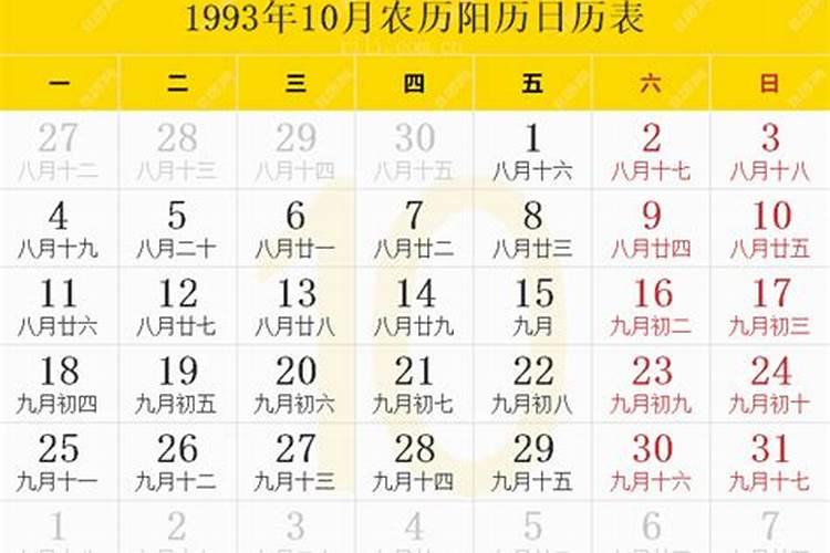 我是93年农历10初一出生的五行属什么