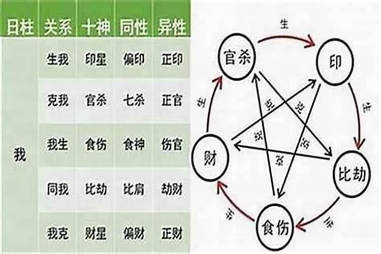 四柱中十神多少怎么统计？