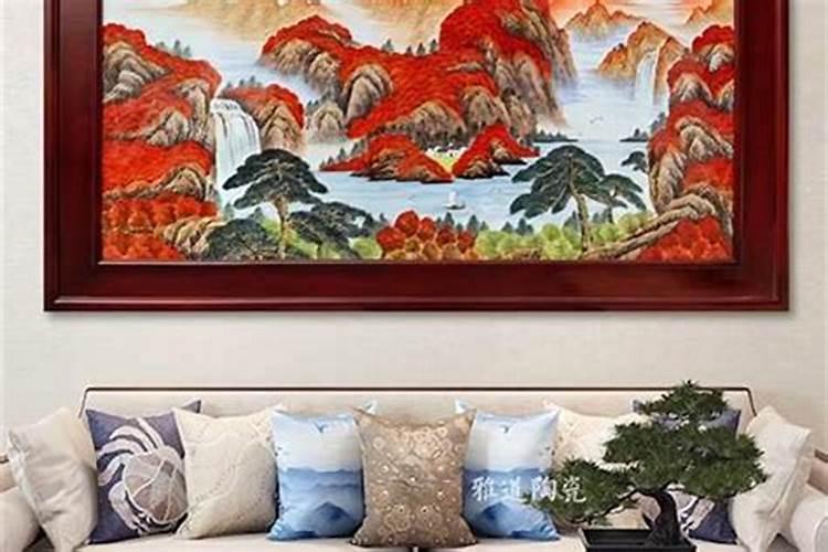 家里客厅挂什么画财运旺
