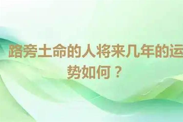 路旁土命之人财运怎么样？