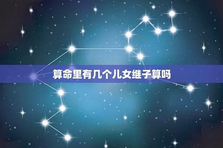 怎么算一生有几个子女,算八字我一生有几个儿女？