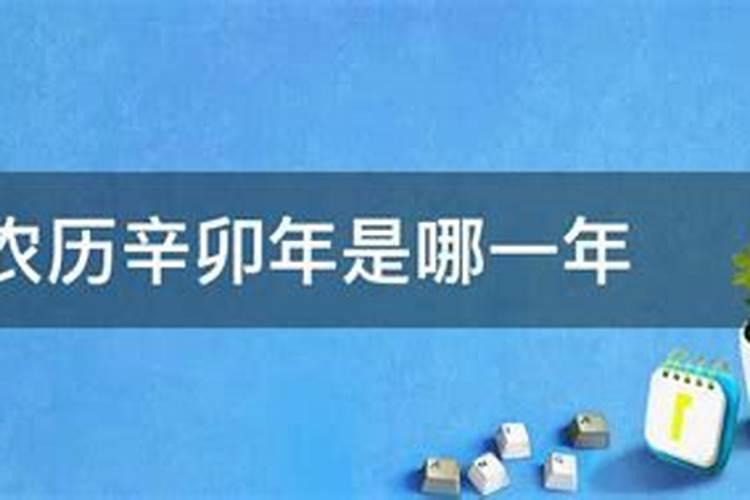 辛卯年是哪一年 辛卯年指哪一年