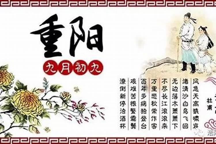 重阳节贺卡的字