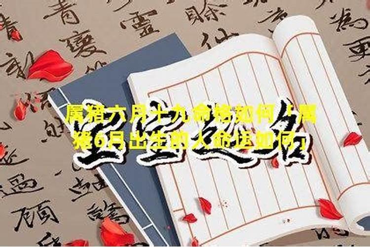 1983年阴历6月出生的是什么命