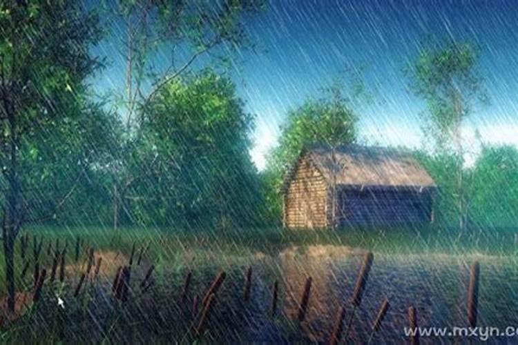 梦见刮风下雨发大水的预兆