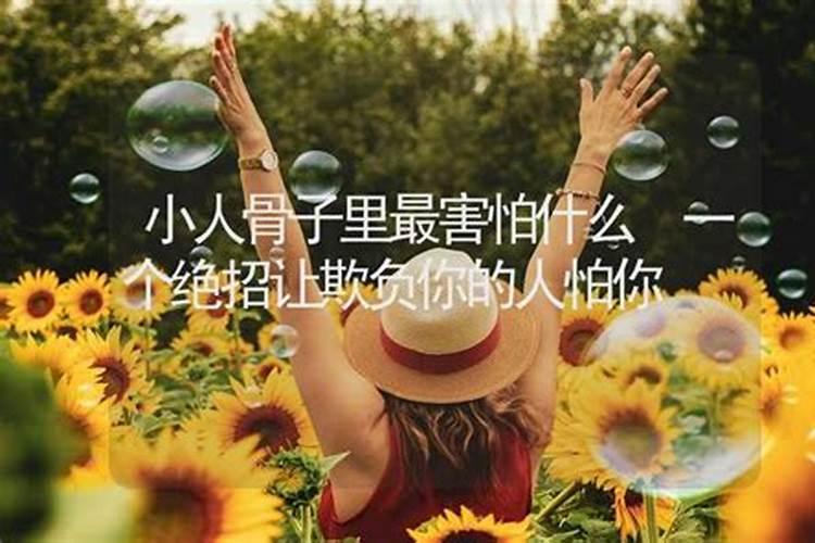 小人骨子里最害怕什么